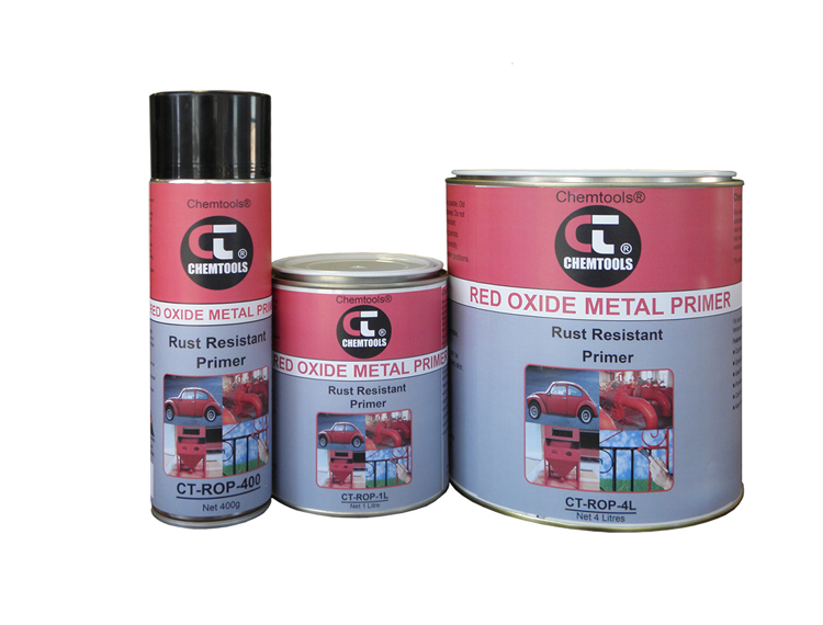 CHEMTOOLS RED OXIDE PRIMER 1 LITRE ZINC PHOSPHATE 